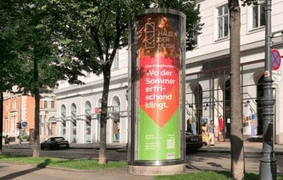 Sommerkampagne Haus der Musik Plakat Haus der Musik.